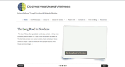 Desktop Screenshot of optimalhealthwnc.com